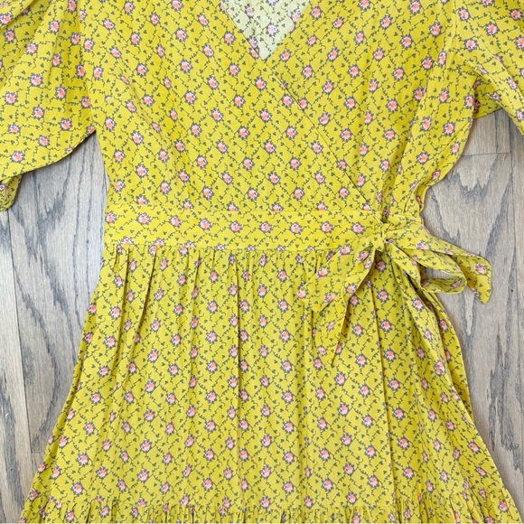 FRNCH Paris Women’s Gladys Floral Puff Sleeve Vintage Inspired Dress Size XS - Picture 5 of 14